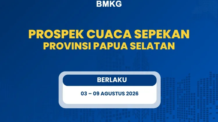 Prospek Cuaca Sepekan di Papua Selatan