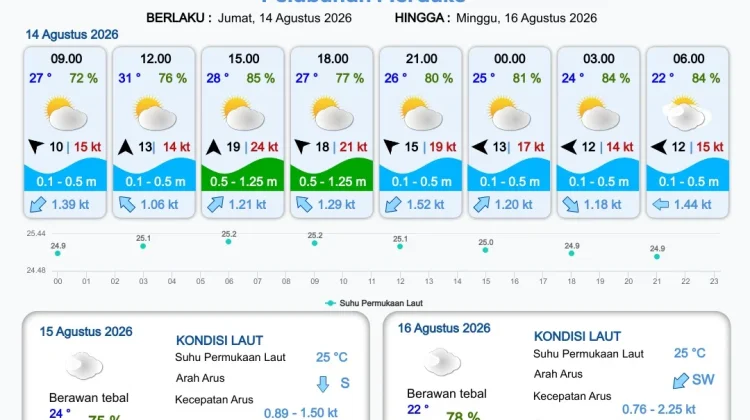 Terbaru Informasi Prakiraan Cuaca Pelabuhan Papua Selatan
