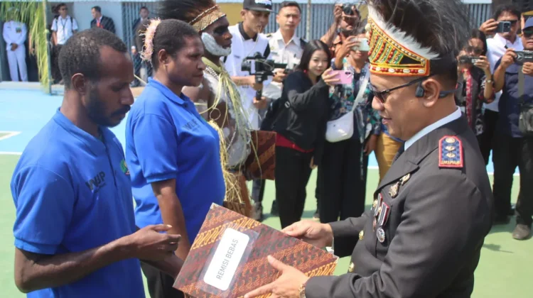 Polres Merauke Hadiri Pemberian Remisi di Lapas Kelas IIB