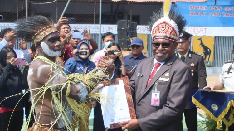 Polres Merauke Hadiri Pemberian Remisi di Lapas Kelas IIB