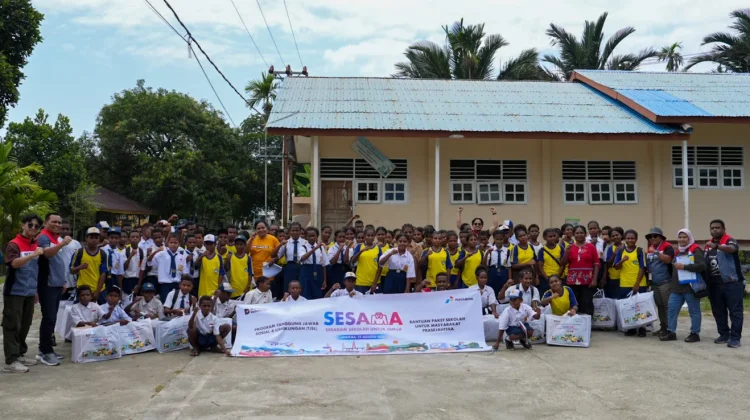 Program SESAMA Pertamina Wujudkan Semangat Belajar di Papua