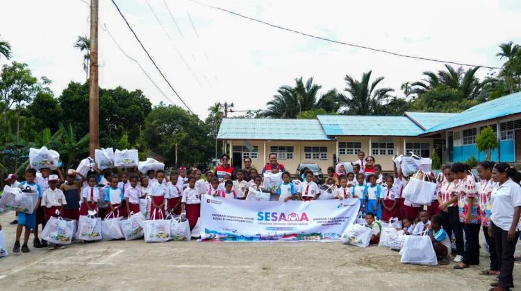 Program SESAMA Pertamina Wujudkan Semangat Belajar di Papua