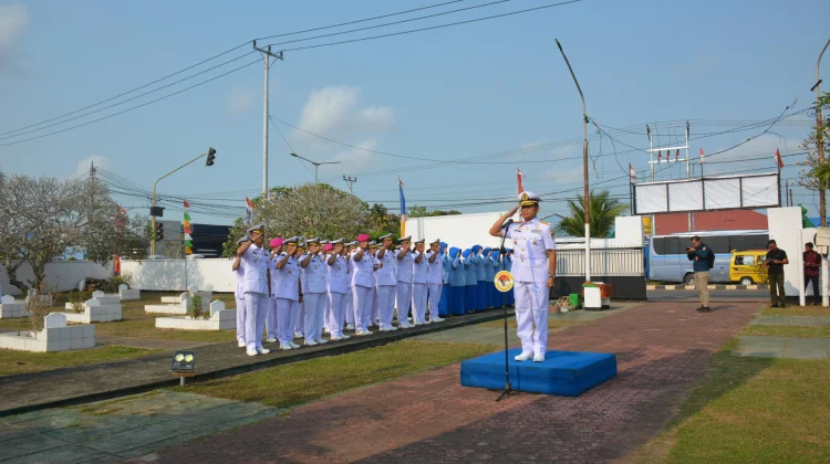 Kodaeral XI Gelar Ziarah Rombongan Sambut HUT TNI AL ke-81