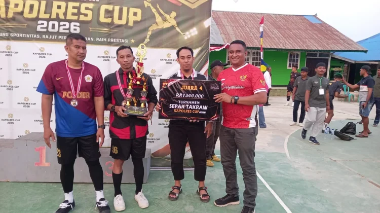 Rajaka Raya Jayapura Juara Kapolres Cup Sepak Takraw