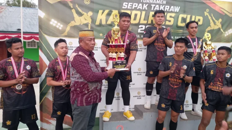 Rajaka Raya Jayapura Juara Kapolres Cup Sepak Takraw