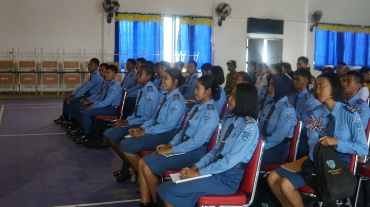 Kodaeral XI Gelar Kampanye Werving Bagi Siswa SMAN 2 Merauke