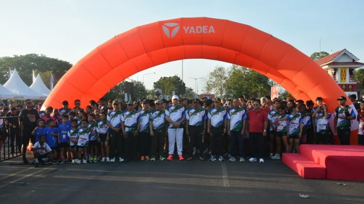 Semarak HUT TNI ke-81, Wadan Kodaeral XI Ikuti 5K Fun Run