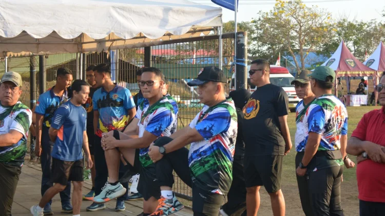 Semarak HUT TNI ke-81, Wadan Kodaeral XI Ikuti 5K Fun Run