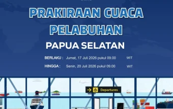 Cek Informasi Prakiraan Cuaca Pelabuhan Papua Selatan