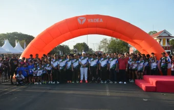 Semarak HUT TNI ke-81, Wadan Kodaeral XI Ikuti 5K Fun Run