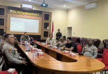 Polres Merauke Ikuti Rapat Antisipasi Fenomena El Nino Godzilla