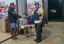 Polsek Okaba Patroli Rutin Ciptakan Rasa Aman