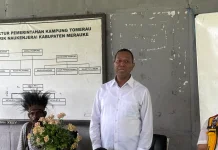 Gubernur Apolo Safanpo Tinjau Jembatan Rubuh di Tomerau
