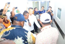Gubernur Resmikan Ruang MOT RSUD Perpetua J. Safanpo Asmat