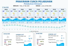 Terkini, Prakiraan Cuaca Pelabuhan di PapSel