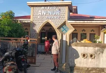 Ratusan Personel Amankan Sholat Idul Adha