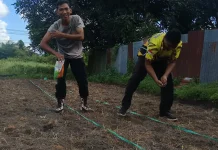 Polisi Turun Tanam Jagung Ketahanan Pangan