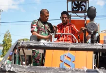 Febrianus Gebze Anak OAP,Mampu Operasionalkan Berbagai Alsintan Modern