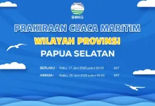 Prakiraan Cuaca Maritim Wilayah Provinsi Papua Selatan