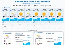 Prakiraan Cuaca Wilayah Pelabuhan Papua Selatan