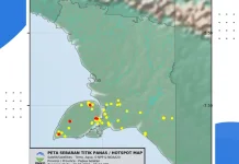 Update, Sebaran Titik Panas di Wilayah Papua Selatan