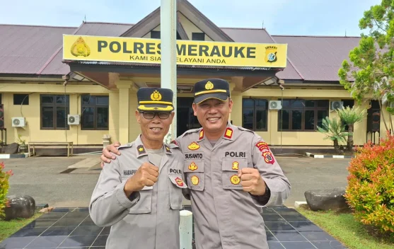 Momen Haru Purnatugas Personel Polres Merauke