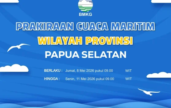 Prakiraan Cuaca Maritim Wilayah Provinsi Papua Selatan