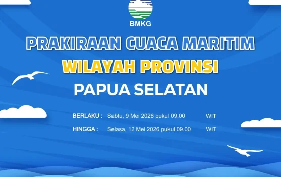 Prakiraan Cuaca Maritim Wilayah Provinsi Papua Selatan