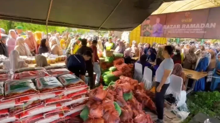 Kodim 0105/Abar Gelar Bazar Murah ke Masyarakat