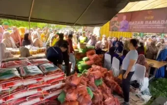 Kodim 0105/Abar Gelar Bazar Murah ke Masyarakat