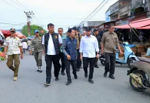 Satgas Saber Pangan Monitoring Harga Sembako di Pasar Meulaboh