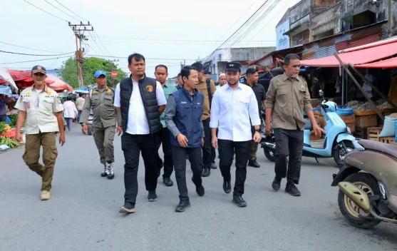 Satgas Saber Pangan Monitoring Harga Sembako di Pasar Meulaboh