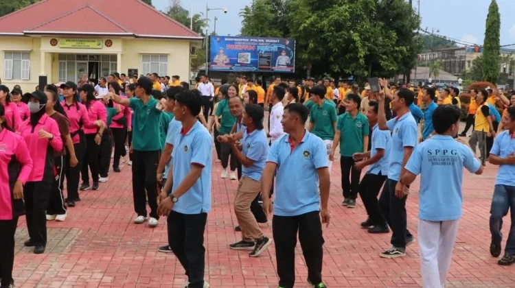 Halal Bihalal Polres Nisel Bersama TNI dan Masyarakat