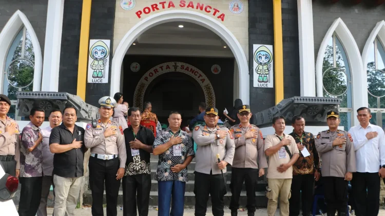 Pengamanan Ibadah Jumat Agung Nias Selatan Berjalan Aman