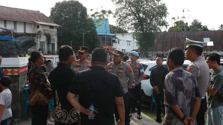 Pengamanan Ibadah Jumat Agung Nias Selatan Berjalan Aman