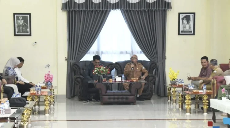 Sekda Ikhtiar Duha Pimpin Entry Meeting BPK Sumut