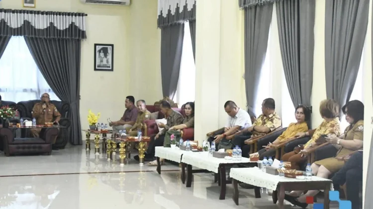 Sekda Ikhtiar Duha Pimpin Entry Meeting BPK Sumut