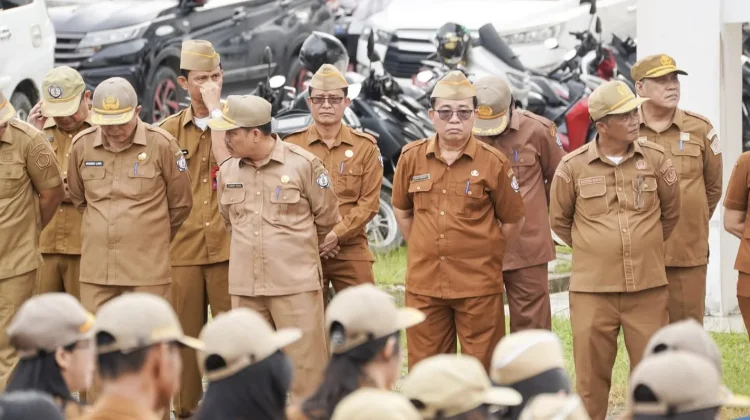 Sekda Nias Selatan Pimpin Apel jelang Purna Tugas