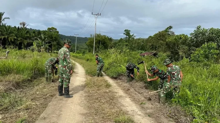 Karya Bakti TNI di Nisel Lanjut di Dua Lokasi Lainnya