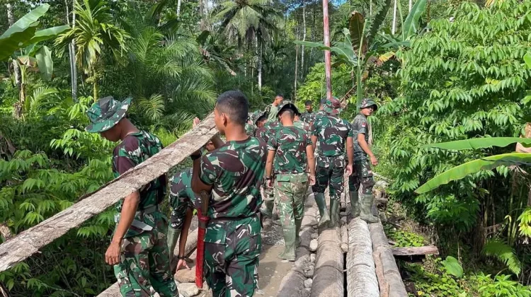 Karya Bakti TNI di Nisel Lanjut di Dua Lokasi Lainnya