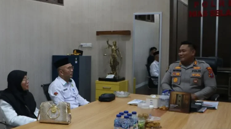 Kapolres Nisel Terima Audiensi KEMENAG Kabupaten Nias Selatan