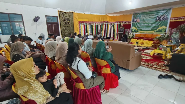 Suasana Halal Bihalal dan Tepung Tawar Kemenag Nisel