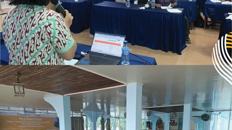 BPS Nias Selatan Gelar Pelatihan Pemutakhiran Data Podes