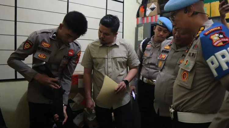Divpropam Polri Periksa Senjata Api di Polres Nias Selatan