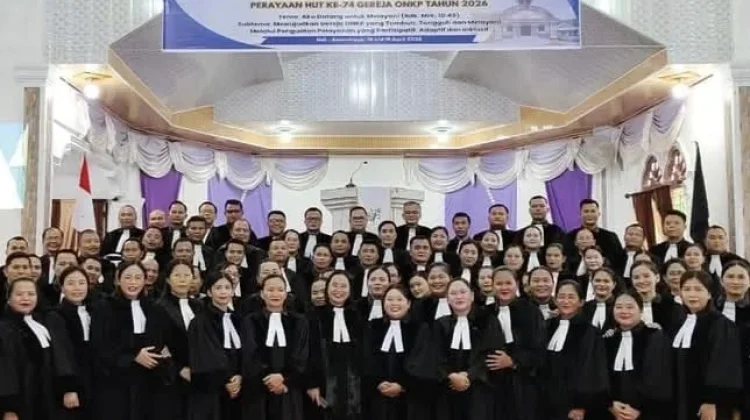 Penutupan Rakor Pendeta Gereja ONKP Tahun 2026