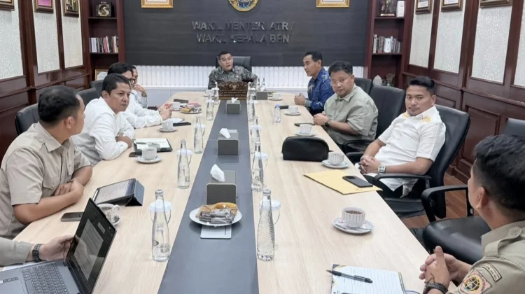 Wabup Nias Selatan dan Wamen ATR Perkuat Pertanahan