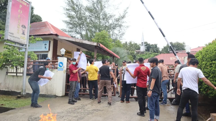 Polres Nias Selatan Gelar Sispam Mako Perkuat Kesiapsiagaan