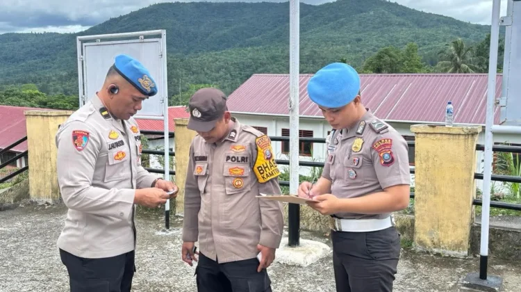Propam Polres Nias Selatan Tertibkan Personel Polsek Lolowau