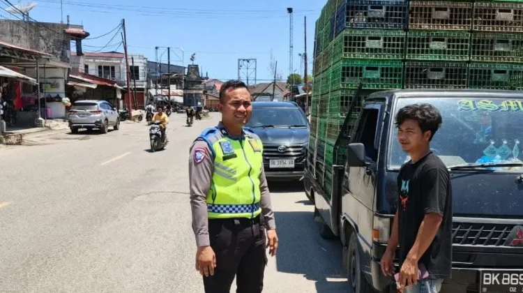 Sat Lantas Polres Nias Selatan Sosialisasi Tertib Lalu Lintas