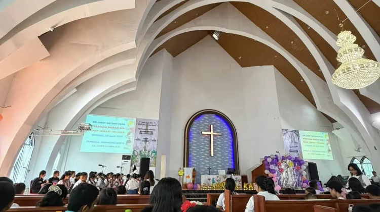 Acara Paskah Sekolah Minggu Gereja BNKP Jemaat Yohanes Telukdalam